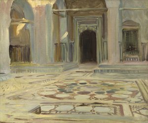 Pavement, Kairo, 1891 av John Singer Sargent